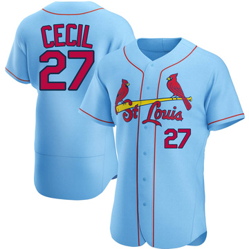 Nolan Gorman Men's Nike Light Blue St. Louis Cardinals Alternate Replica Custom Jersey Size: Medium