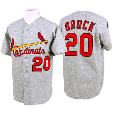 Lou Brock Signed St. Louis Cardinals 31x35 Framed Jersey (JSA COA) All Star  OF