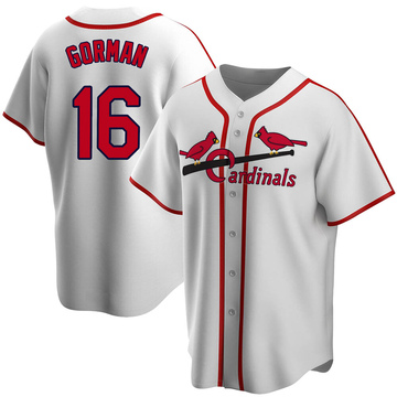 BOYS YOUTH MLB Team Apparel St Louis Cardinals NOLAN GORMAN Baseball J –