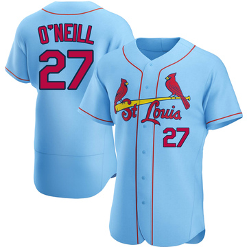 St Louis Cardinals Tyler O'Neill #27 Nike Light Blue Official MLB Player  Jersey