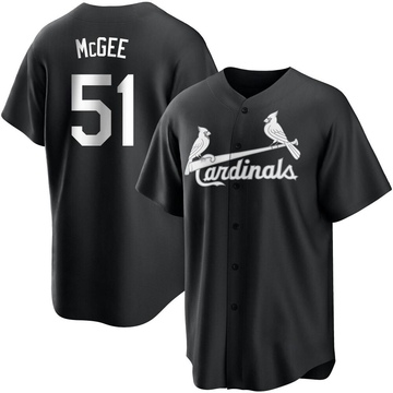 Men's St. Louis Cardinals #51 Willie McGee Authentic Blue