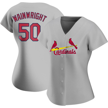 Replica Men's Adam Wainwright Light Blue Alternate Jersey - #50