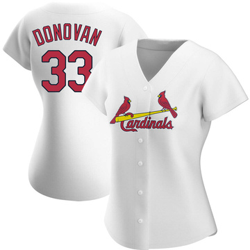 Nike Youth St. Louis Cardinals Brendan Donovan #33 White Home Cool