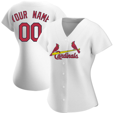 St Louis Cardinals Replica Personalized Home Jersey