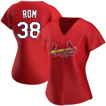 Drew ROM Women's Nike White St. Louis Cardinals Home Replica Custom Jersey Size: Large