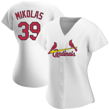 St. Louis Cardinals #39 Miles Mikolas Mlb Golden Brandedition White Jersey  Gift For Cardinals Fans - Dingeas