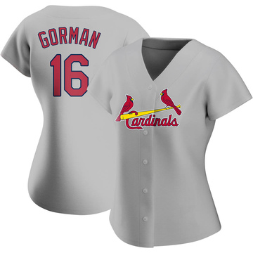 BOYS YOUTH MLB Team Apparel St Louis Cardinals NOLAN GORMAN Baseball J –