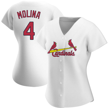 Yadier Molina St. Louis Cardinals Majestic Alternate Cool Base Player Jersey  – Horizon Gray – ThanoSport