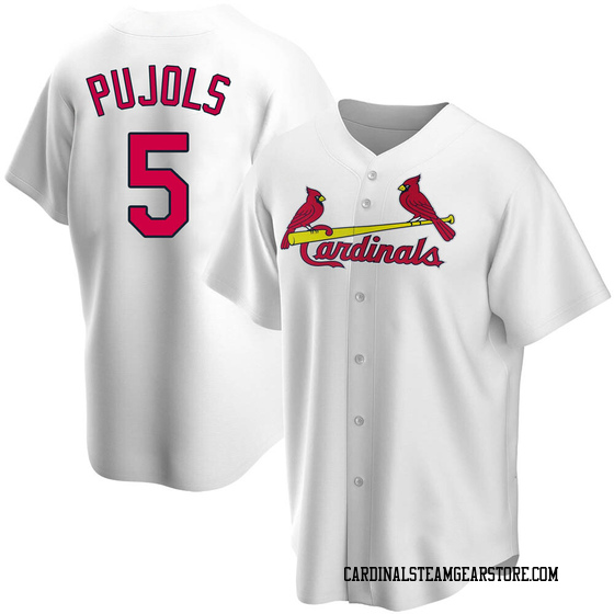 Youth St. Louis Cardinals Albert Pujols White Home Jersey - Replica