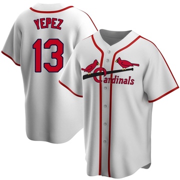 Men's St. Louis Cardinals Juan Yepez Light Blue Alternate Jersey - Replica