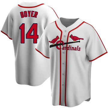 St. Louis Cardinals #14 Ken Boyer 1964 Cream Throwback Jersey on sale,for  Cheap,wholesale from China