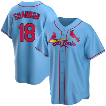 St. Louis Cardinals #18 Mike Shannon 1964 Cream Throwback Jersey on  sale,for Cheap,wholesale from China