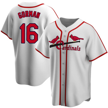 Nike Youth St. Louis Cardinals Nolan Gorman #16 Red Home T-Shirt