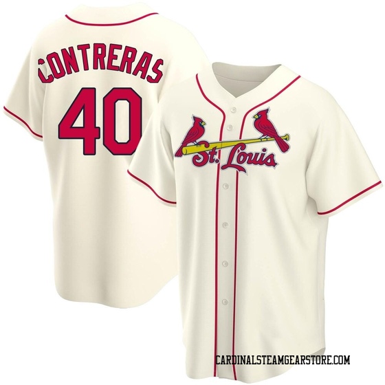 Willson Contreras Youth Jersey - St Louis Cardinals Replica Kids Home Jersey